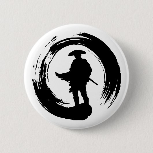 GHOST VON TSUSHIMA NINJA POSE LOGO BUTTON (Vorderseite)