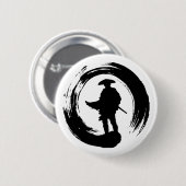 GHOST VON TSUSHIMA NINJA POSE LOGO BUTTON (Vorne & Hinten)