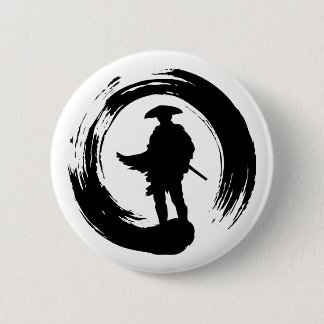 GHOST VON TSUSHIMA NINJA POSE LOGO BUTTON