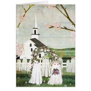 Ghost Wedding leere Karte