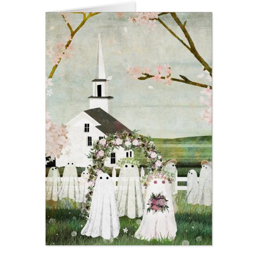 Ghost Wedding leere Karte (Vorne)