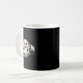 Ghost Weightlift Pocket Funny Ghost Workout Hal Kaffeetasse (Vorderseite Links)