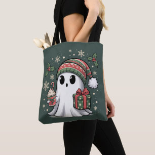 Ghost Weihnachtsfeiertag Xmas Halloween Ghost Tasche