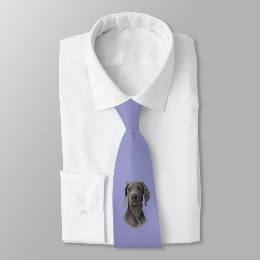 Ghost Weimaraner Necktie Krawatte (Gebunden)