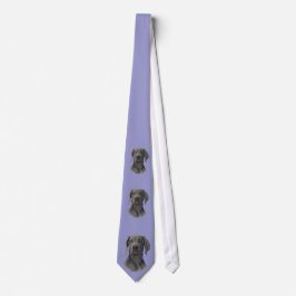 Ghost Weimaraner Necktie Krawatte