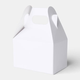 Ghost White Gable Favor Box Geschenkschachtel