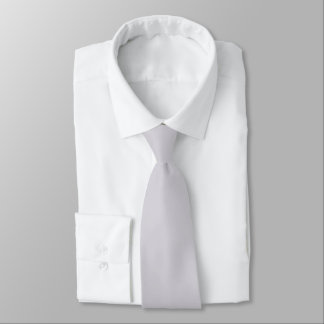 Ghost White Gray Moderne Solid Farbe Krawatte