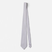Ghost White Gray Moderne Solid Farbe Krawatte (Vorderseite)
