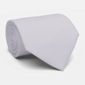 Ghost White Gray Moderne Solid Farbe Krawatte (Gerollt)