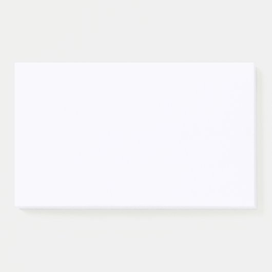 Ghost White JUMBO Post-it Klebezettel (Vorderseite)