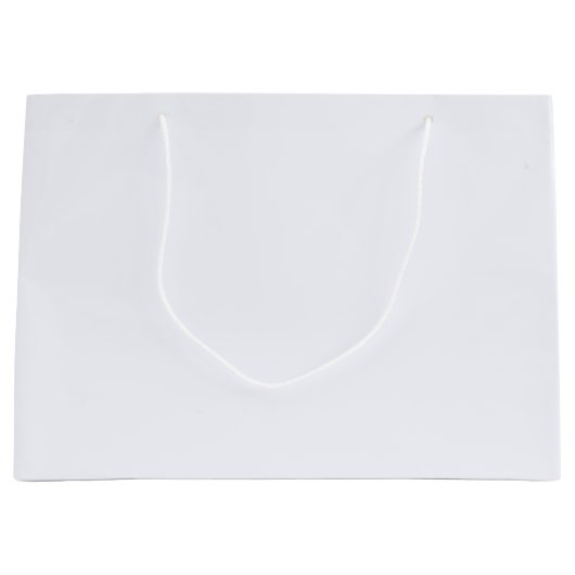 Ghost White Large Gift Bag Große Geschenktüte (Vorderseite)