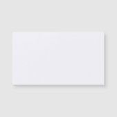 Ghost White Magnetic Business Card Magnetkarte (Vorderseite)