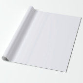 Ghost White Matte Wrapping Paper Geschenkpapier (Ungerollt)