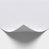 Ghost White Matte Wrapping Paper Geschenkpapier (Ecke)