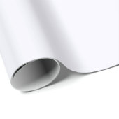 Ghost White Matte Wrapping Paper Geschenkpapier (Rolleneckpunkt)
