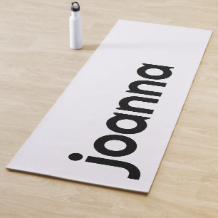 Ghost White Modern Name Stilvoll einfach Yogamatte