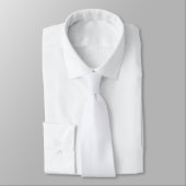 Ghost White Neck Tie Krawatte (Gebunden)