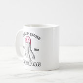 Ghost White Sketchy Fear No Book Gefragt Eine Bibl Kaffeetasse (Vorderseite Links)