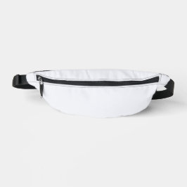 Ghost White Solid Color Bauchtasche