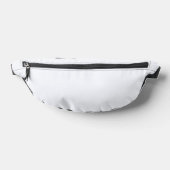Ghost White Solid Color Bauchtasche (Ablage )