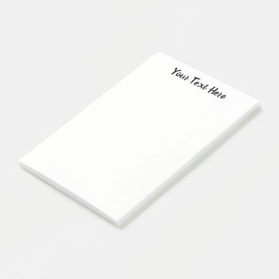 Ghost White Solid Color benutzerdefinierten Post-it Klebezettel