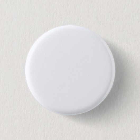 Ghost White Solid Color Button (Vorderseite)