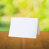 Ghost White Solid Color Dankeskarte