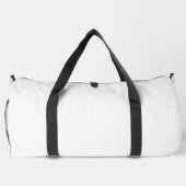 Ghost White Solid Color Duffle Bag (Rückseite)