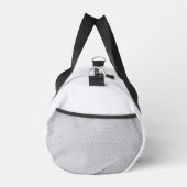 Ghost White Solid Color Duffle Bag (Rechts)