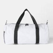 Ghost White Solid Color Duffle Bag (Rückseite)