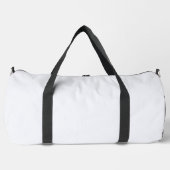 Ghost White Solid Color Duffle Bag (Vorderseite)