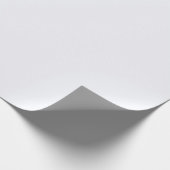 Ghost White Solid Color Geschenkpapier (Ecke)