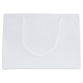 Ghost White Solid Color Große Geschenktüte (Vorderseite)