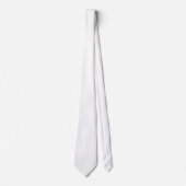 Ghost White Solid Color Krawatte (Vorderseite)