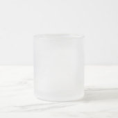 Ghost White Solid Color Mattglastasse (Mittel)