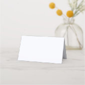 Ghost White Solid Color Platzkarte (Rückseite)