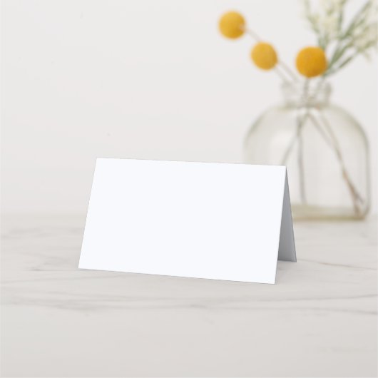 Ghost White Solid Color Platzkarte (Vorderseite)