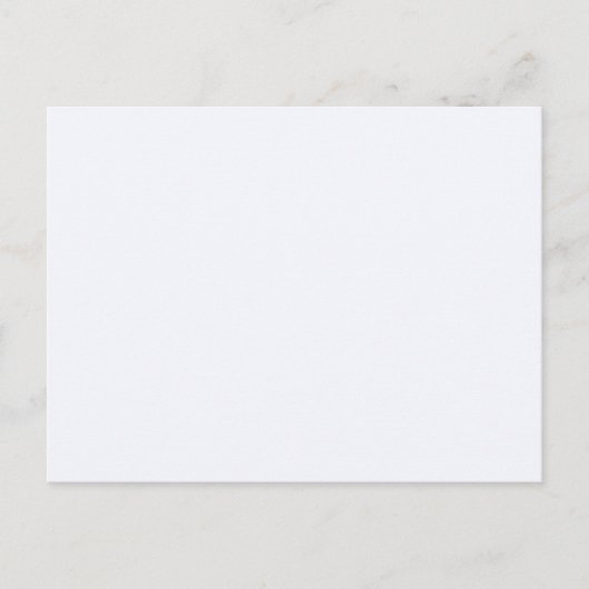 Ghost White Solid Color Postkarte (Vorderseite)