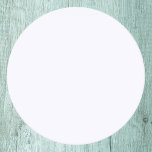 Ghost White Solid Color Runder Pappuntersetzer<br><div class="desc">Ghost White Solid Color</div>