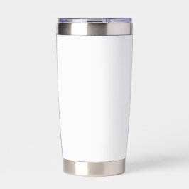 Ghost White Solid Color Thermobecher