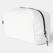 Ghost White Solid Color Waschbeutel (Rechte Ecke)