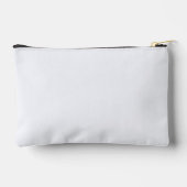 Ghost White Solid Color Zubehörtasche (Rückseite)