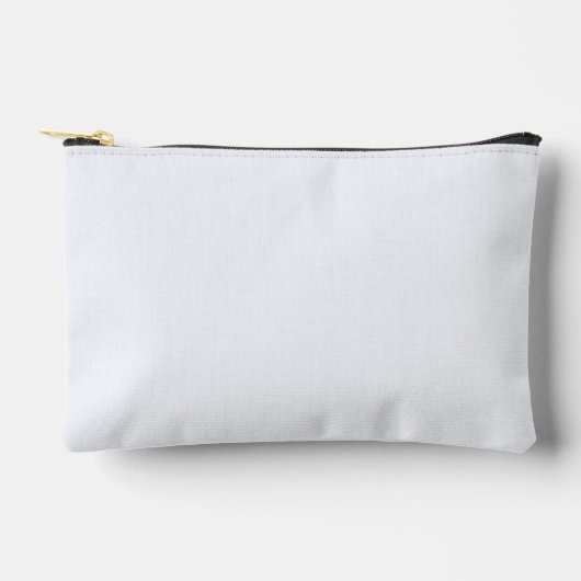 Ghost White Solid Color Zubehörtasche (Vorderseite)