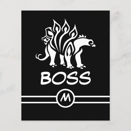 Ghost White Stegosaurus Spiked Dinosaurier Flyer (Hinten)