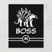 Ghost White Stegosaurus Spiked Dinosaurier Flyer (Vorne)