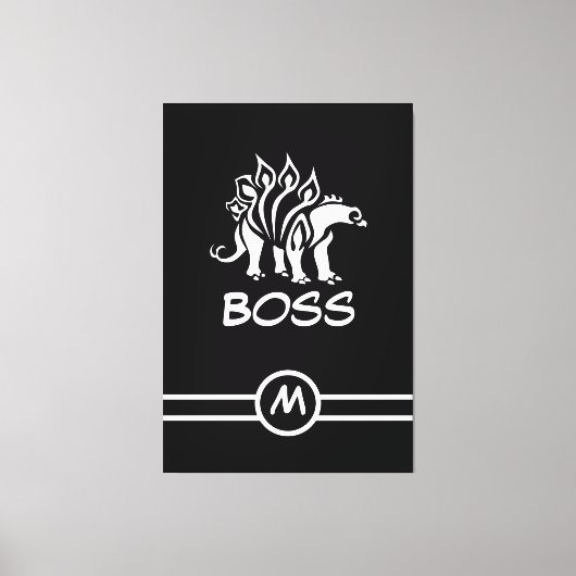 Ghost White Stegosaurus Spiked Dinosaurier Leinwanddruck (Vorderseite)