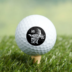 Ghost White Styracosaurus mit Anstrich aus dem Sta Golfball