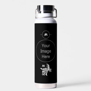 Ghost White Styracosaurus mit Anstrich aus dem Sta Trinkflasche