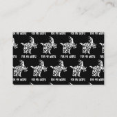 Ghost White Styracosaurus mit Anstrich aus dem Sta Visitenkarte (Vorderseite)