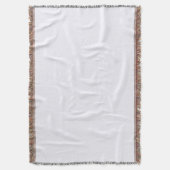 Ghost White Throw Blanket Decke (Vorderseite Vertikal)